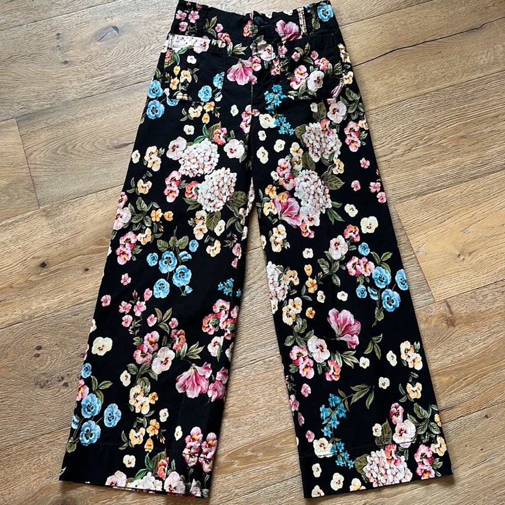 Mauve Colette Cropped Wide Leg Pant